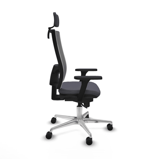 Cadeira de Escritório Piqueras y Crespo 3D086N2 Cinzento escuro