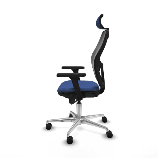 Cadeira de escritório com apoio para a cabeça Jorquera Piqueras y Crespo 3D086N2 Azul Marinho