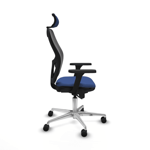 Cadeira de escritório com apoio para a cabeça Jorquera Piqueras y Crespo 3D086N2 Azul Marinho