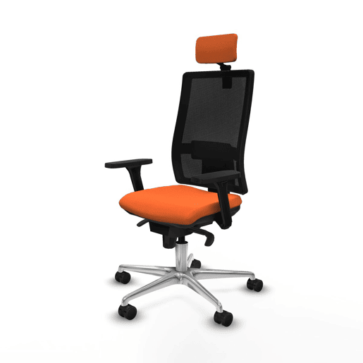Cadeira de Escritório Piqueras y Crespo 3D086N2 Laranja