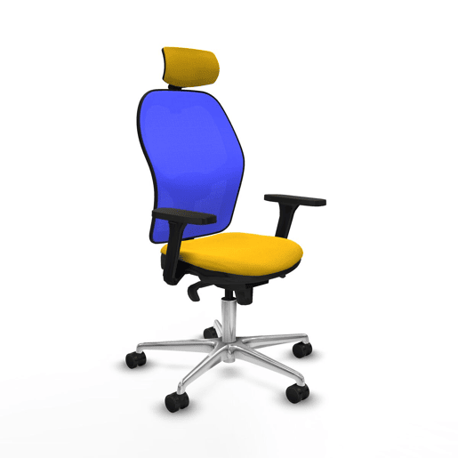 Cadeira de Escritório Jorquera Piqueras y Crespo 3D086N2 Amarelo