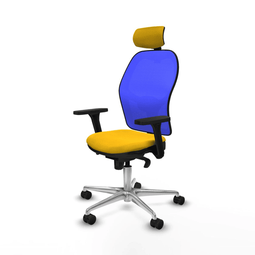 Cadeira de Escritório Jorquera Piqueras y Crespo 3D086N2 Amarelo