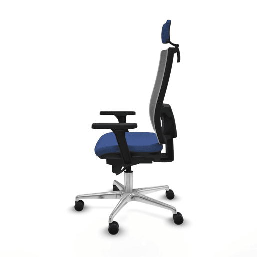 Cadeira de escritório com apoio para a cabeça Horna Piqueras y Crespo 3D086N2 Azul Marinho