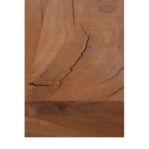 Mesa em madeira maciça de acácia reciclada 180x90 cm