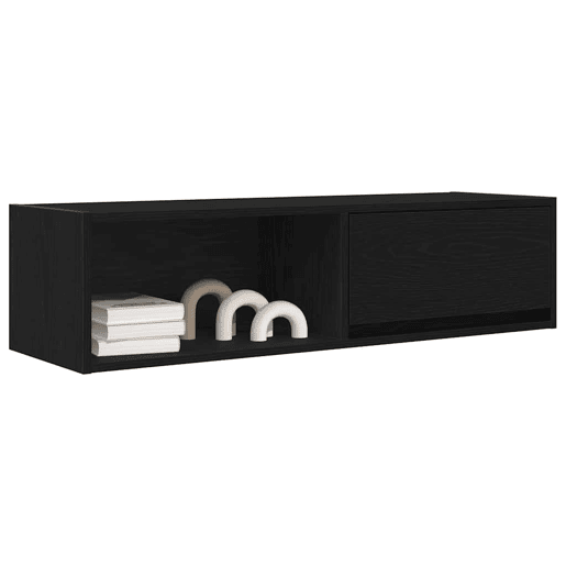 móveis de TV - Armários TV 2pcs 100x31x25,5cm deriv. madeira carvalho preto