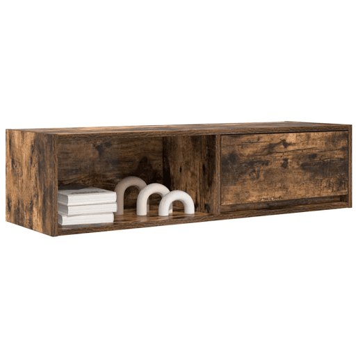 móveis de TV - Armários TV 2pcs 100x31x25,5cm deriv. madeira carvalho fumado