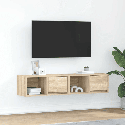 móveis de TV - Armários TV 2pcs 60x31x25,5cm deriv. madeira carvalho sonoma