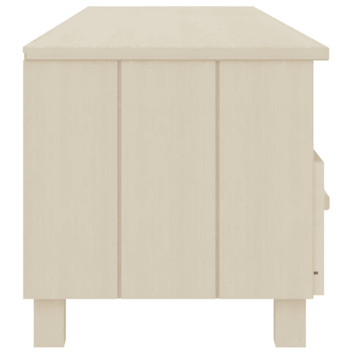 Móvel de TV - Modulo de TV - Armário de TV HAMAR 158x40x40 cm pinho maciço castanho-mel