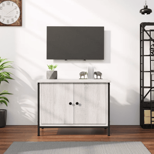 Móvel para TV - Móvel de TV - Armário de TV c portas 60x35x45 cm deriv. madeira cinza sonoma