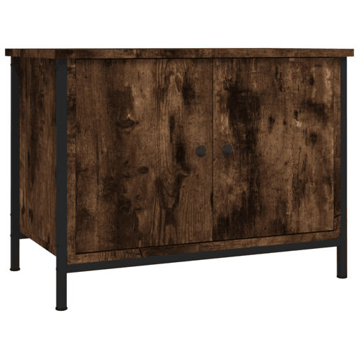 Móvel TV - Modulo de TV - Armário de TV c portas 60x35x45 cm deriv. madeira carvalho fumado