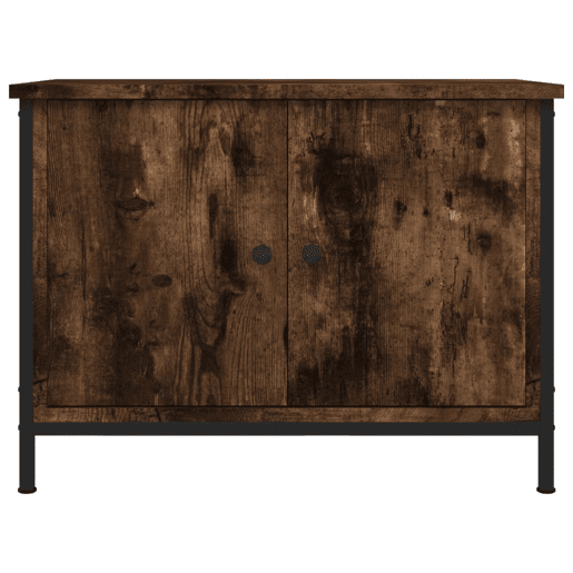 Móvel TV - Modulo de TV - Armário de TV c portas 60x35x45 cm deriv. madeira carvalho fumado