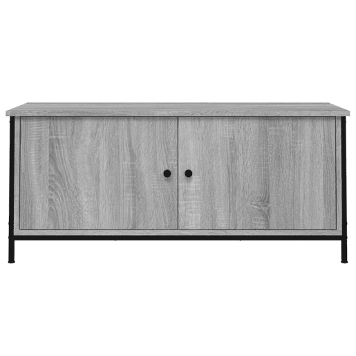 Móvel TV - Modulo de TV - Armário de TV c portas 102x35x45 cm deriv. madeira cinzento sonoma