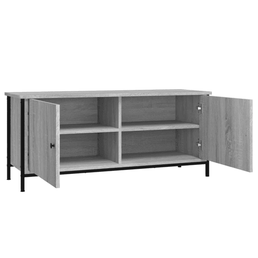 Móvel TV - Modulo de TV - Armário de TV c portas 102x35x45 cm deriv. madeira cinzento sonoma