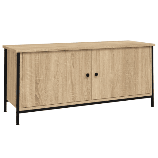 Móvel TV - Modulo de TV - Armário de TV c portas 102x35x45cm deriv. madeira carvalho sonoma