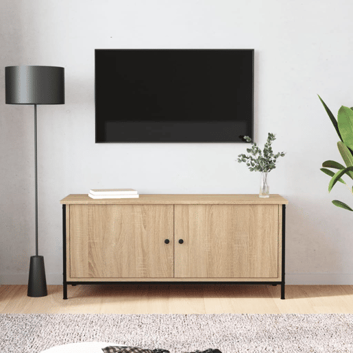 Móvel TV - Modulo de TV - Armário de TV c portas 102x35x45cm deriv. madeira carvalho sonoma
