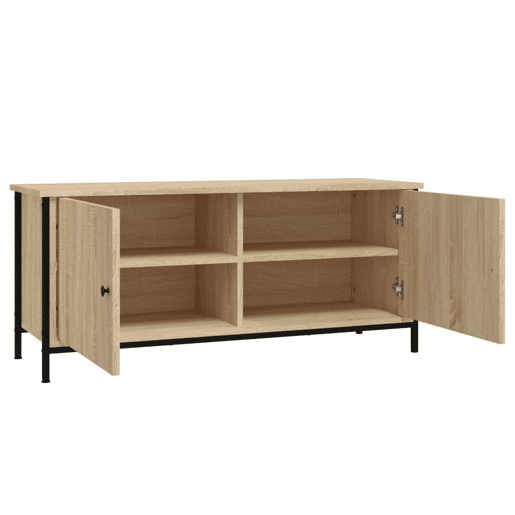 Móvel TV - Modulo de TV - Armário de TV c portas 102x35x45cm deriv. madeira carvalho sonoma