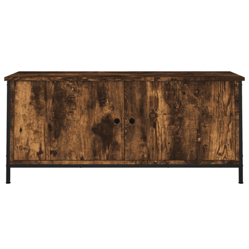 Móvel TV - Modulo de TV - Armário de TV c portas 102x35x45 cm deriv. madeira carvalho fumado