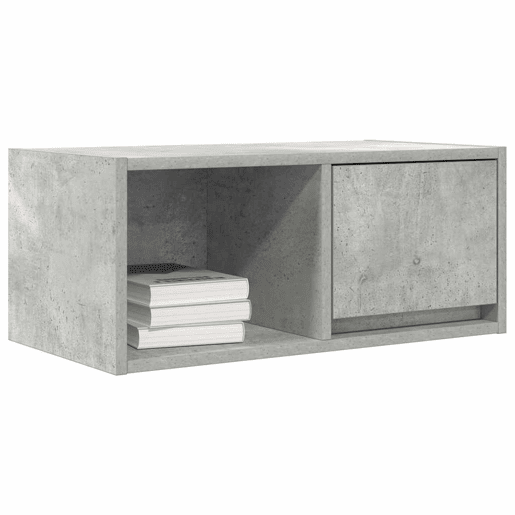 móveis de TV - Armários TV 2pcs 60x31x25,5cm madeira processada cinza cimento