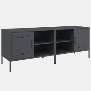 móveis de TV - Armários TV 2 pcs 68x39x50,5 cm aço antracite