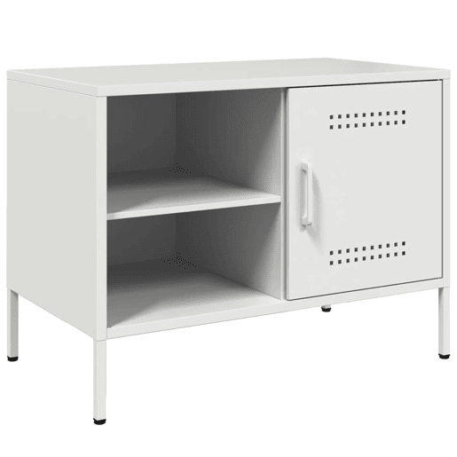 Móvel de TV - Modulo de TV - Armário de TV 68x39x50,5 cm aço branco