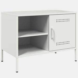 Móvel de TV - Modulo de TV - Armário de TV 68x39x50,5 cm aço branco