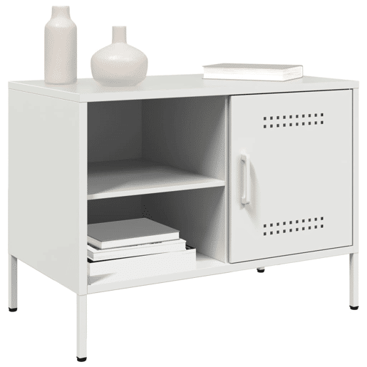 Móvel de TV - Modulo de TV - Armário de TV 68x39x50,5 cm aço branco