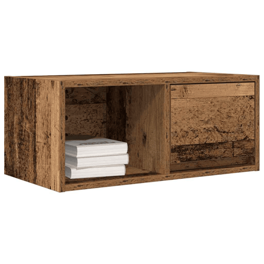 Móveis TV - Armários de TV 2 peças madeira velha 60x31x25,5cm madeira trabalhada