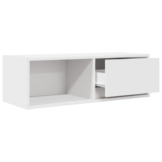 móveis de TV - Armários TV 2 pcs 80x31x25,5 cm deriv. madeira branco