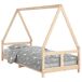 Estructura De Cama Infantil 205x85 Estructura De Cama Infantil 205x85 Marrón