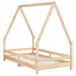 Estructura De Cama Infantil 165x85 Estructura De Cama Infantil 165x85 Marrón