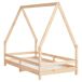 Estructura De Cama Infantil 165x85 Estructura De Cama Infantil 165x85 Marrón