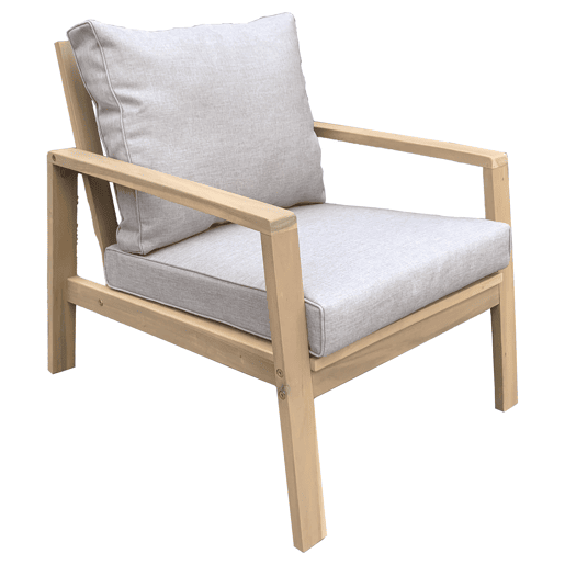 Conjunto de mobiliário de jardim Acacia 2 lugares GILI - almofadas de areia