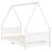 Estructura De Cama Infantil 205x95 Estructura De Cama Infantil 205x95 Blanco