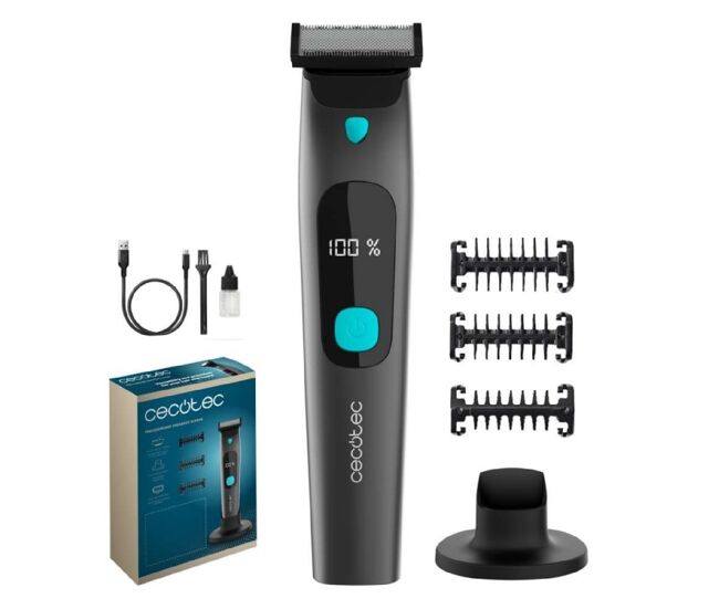 Cecotec rasuradora facial precisioncare oneshave screen. cuchillas de acero inoxidable, 3 peines (1/3/5 mm)