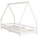Estructura De Cama Infantil 205x95 Estructura De Cama Infantil 205x95 Blanco