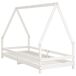 Estructura De Cama Infantil 205x95 Estructura De Cama Infantil 205x95 Blanco