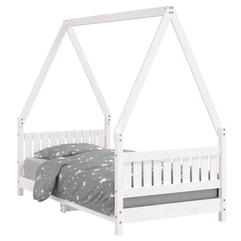 Estructura De Cama Infantil 165x85 Blanco