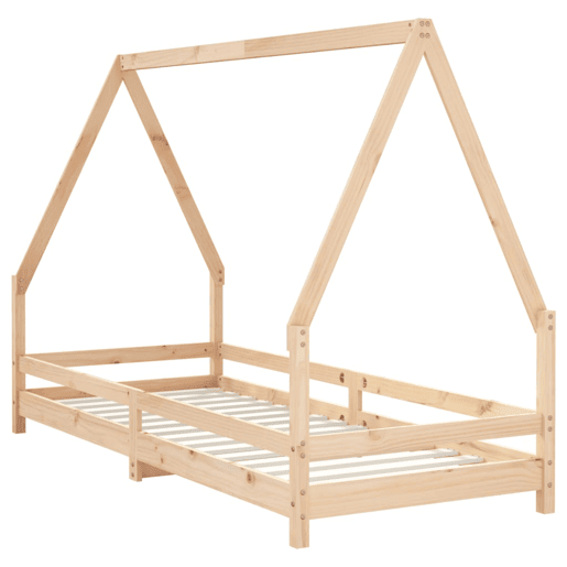 vidaXL Estrutura de cama infantil 80x200 cm madeira de pinho maciça