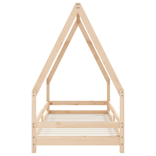 vidaXL Estrutura de cama infantil 80x200 cm madeira de pinho maciça