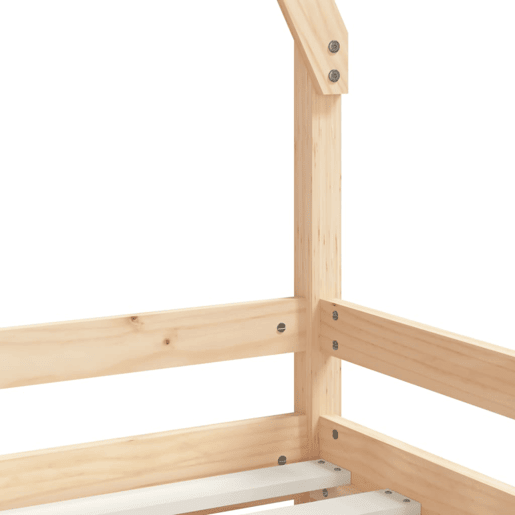 vidaXL Estrutura de cama infantil 80x200 cm madeira de pinho maciça