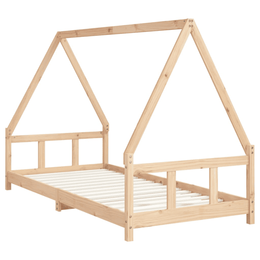 vidaXL Estrutura de cama infantil 90x200 cm pinho maciço vidaXL Estrutura de cama infantil 90x200 cm pinho maciço