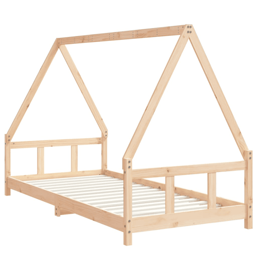 vidaXL Estrutura de cama infantil 90x200 cm pinho maciço vidaXL Estrutura de cama infantil 90x200 cm pinho maciço