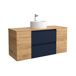 Mueble Baño BEQUIA PLUS 2caj. 2 puertas Lavabo posar 1 poza 120 Mueble Baño BEQUIA PLUS 2caj. 2 puertas Lavabo posar 1 poza 120 Azul