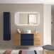 Mueble Baño BEQUIA PLUS 2caj. 2 puertas Lavabo posar 1 poza 120 Mueble Baño BEQUIA PLUS 2caj. 2 puertas Lavabo posar 1 poza 120 Azul