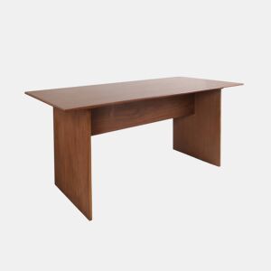 Mesa de jantar com efeito de madeira, lugares 4-6, 170cm, Faro, Madeira de nogueira, 170x80x75 cm