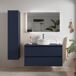 Mueble Baño BEQUIA 2caj. Lavabo posar 1 poza 100 Mueble Baño BEQUIA 2caj. Lavabo posar 1 poza 100 Azul