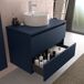Mueble Baño BEQUIA 2caj. Lavabo posar 1 poza 100 Mueble Baño BEQUIA 2caj. Lavabo posar 1 poza 100 Azul