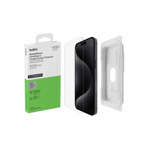 Protetor de ecrã para o telemóvel Belkin IPHONE 16 PRO MAX Apple Protetor de ecrã para o telemóvel Belkin IPHONE 16 PRO MAX Apple