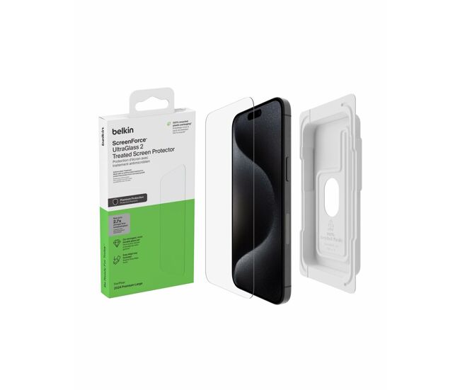 Protector de pantalla para móvil belkin iphone 16 pro max apple