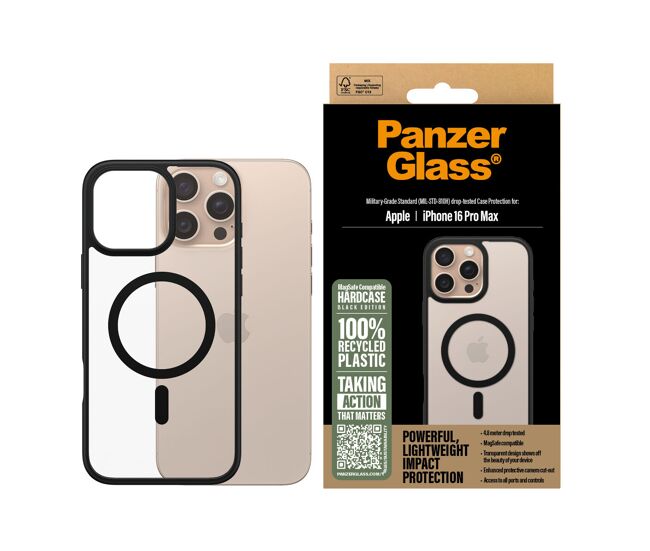 Protector de pantalla para móvil panzerglass iphone 16 pro max apple